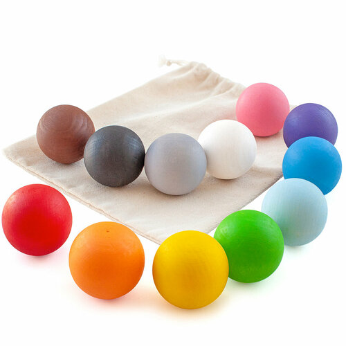 Шарики для сортеров 4 см развивающие игрушки для детей Ulanik