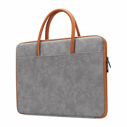 Сумка для ноутбука BUBM, водонепроницаемая, бархатная, темно-серая, 14