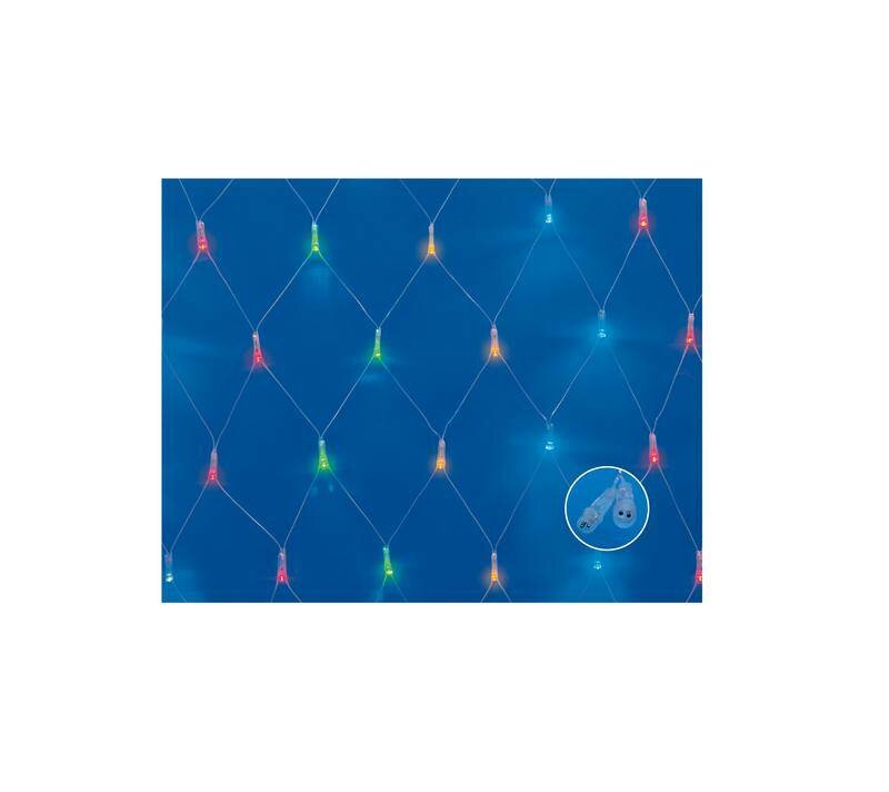 Uniel Uniel Сетка LED с эффектом мерцания ULD-N1515-96/TTK MULTI IP44 1.5х1.5м соедин. 96 диодов разноцвет. свет провод прозр. Uniel UL-00007218 (упаковка 5 шт)