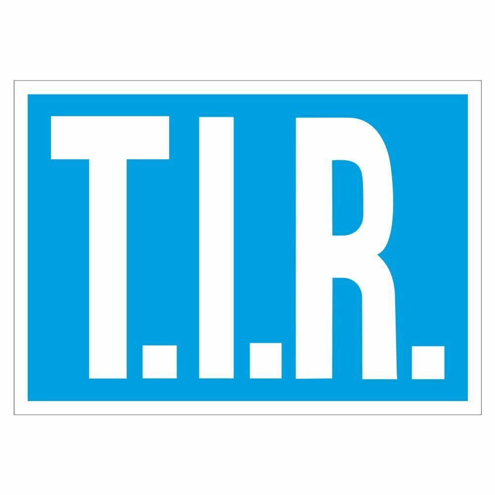 Наклейка "TIR" (международные дорожные перевозки), Арт рэйсинг