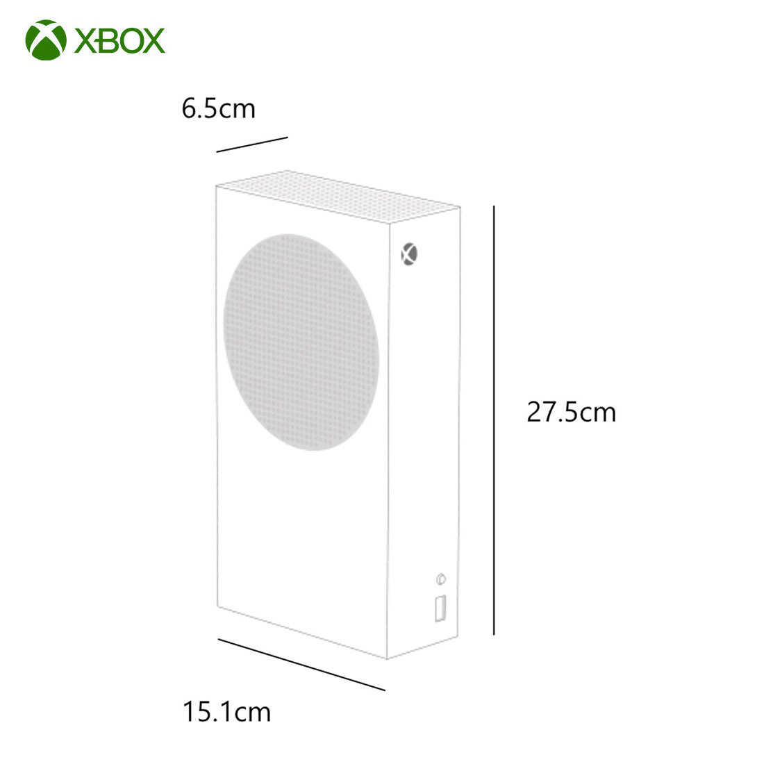 Игровая приставка Microsoft Xbox Series S 512 ГБ SSD, без игр, белый/черный — фото 1