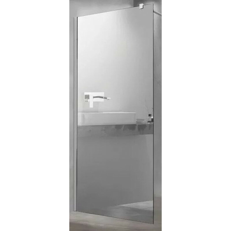 Душевая перегородка Vincea Walk-In 90x200 см стекло зеркальное, VSG-1W900MR - фото №3