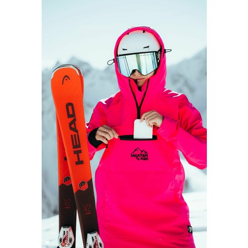 фото Куртка mountainman спорт, размер l, розовый