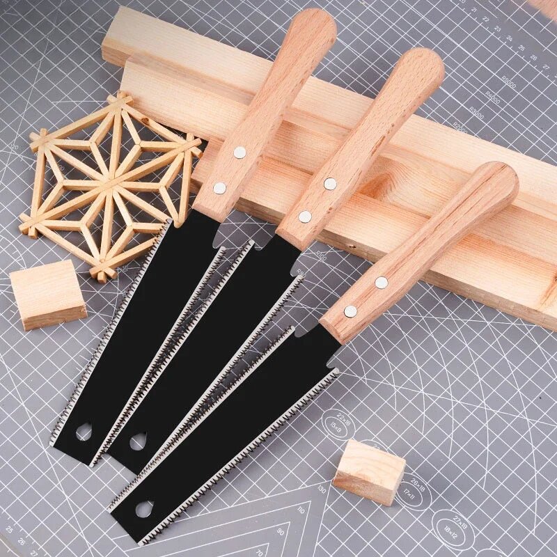 310 мм стальная пила с двойной оправой японская Тяговая пила гибкое лезвие ручная пила для деревообработки режущая пила