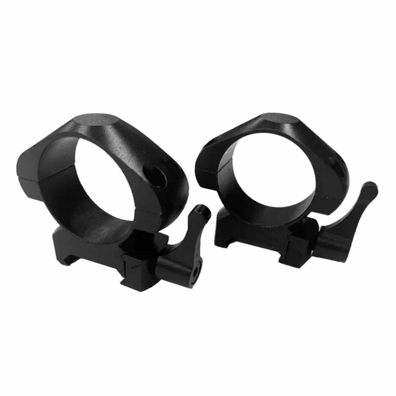 Быстросъёмные стальные кольца на Weaver 30mm ARKON, средние