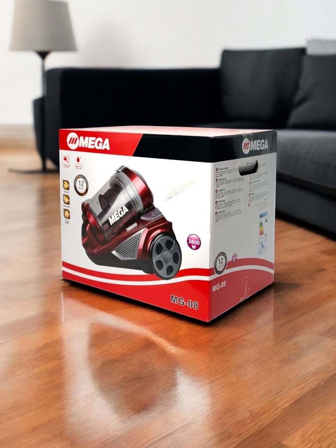 Пылесос MEGA — мощное всасывание и удобное управление для эффективной уборки. — фото 1