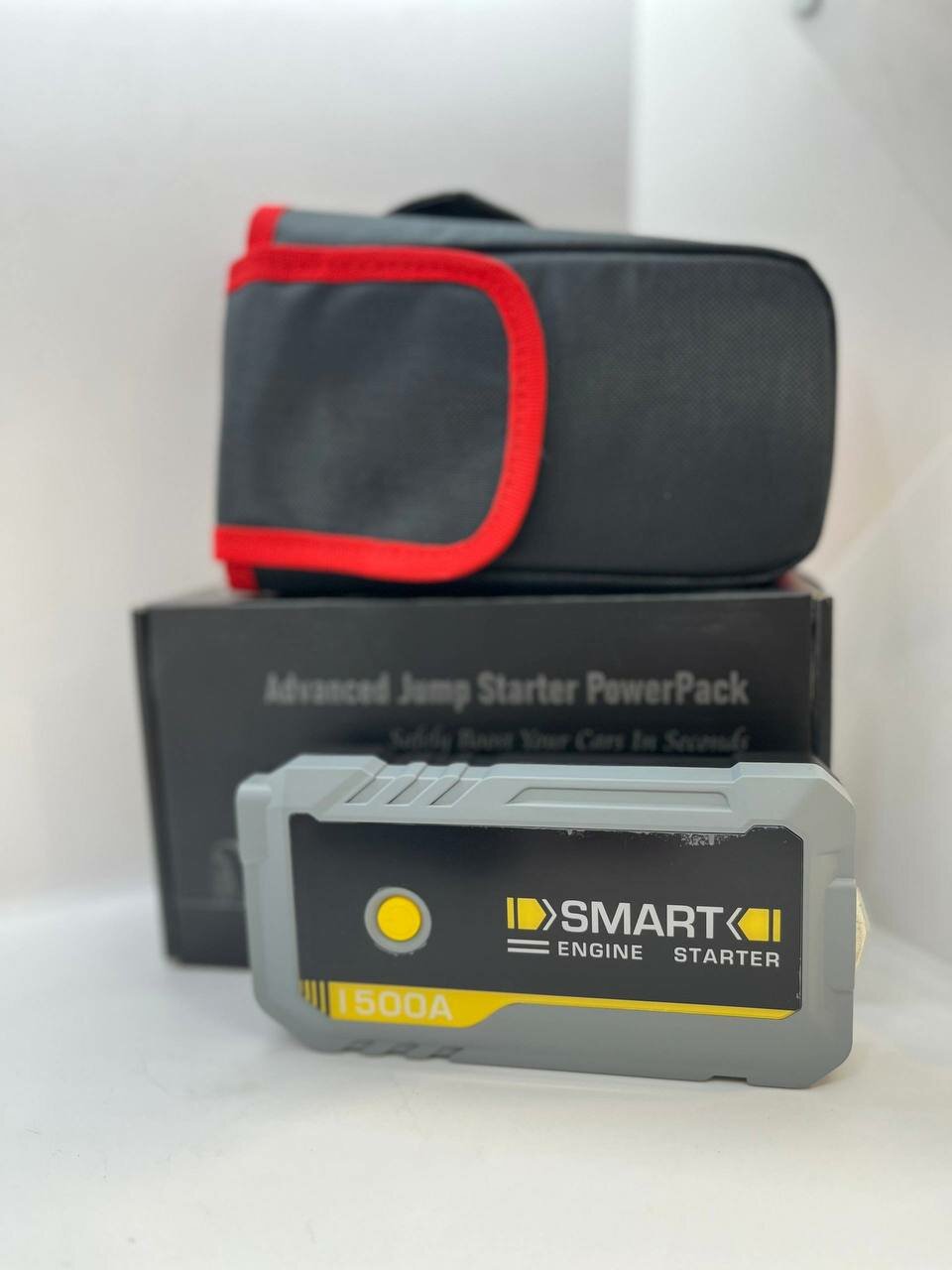 Пусковое зарядное устройство для автомобиля jump starter с дисплеем бустер для автомобильного аккумулятора