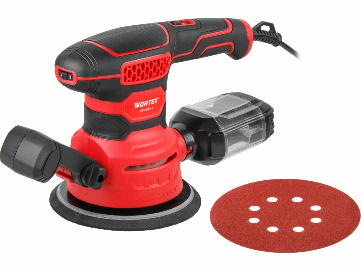 Шлифмашина эксцентриковая орбитальная WORTEX RS 1250-1 E (2319096)