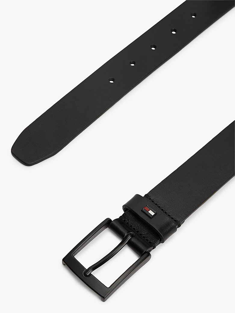 Ремень TOMMY HILFIGER для мужчин, размер 115, черный — фото 1