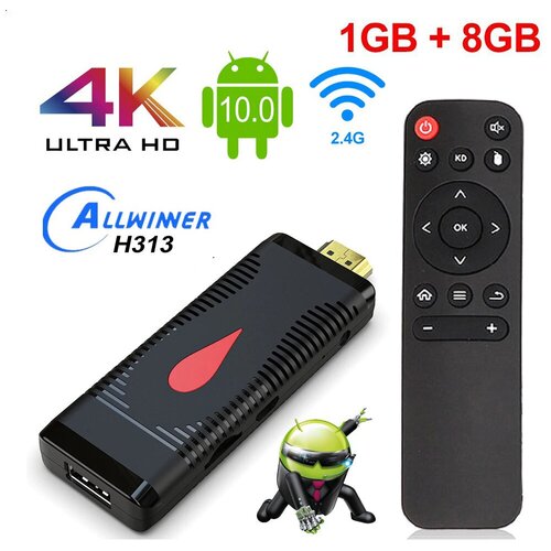 ТВ Приставка на системе Андроид Орбита OT-DVB30 Медиа плеер Allwinner H313 Android100 1Гб Flash 8ГБ Wi-Fi 281900₽