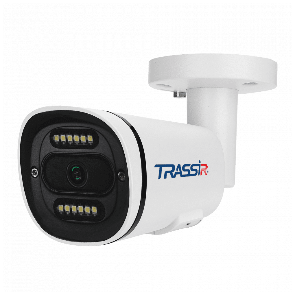 Видеокамера IP TRASSIR TR-D2121CL3 4.0 уличная FTC для полноцветной ночной съемки, объектив 4 мм