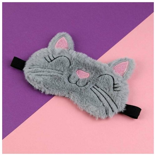 фото Маска для сна "котик", текстиль, 34г (1 шт.) promarket