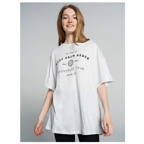 фото Футболка твое, размер l, белый меланж