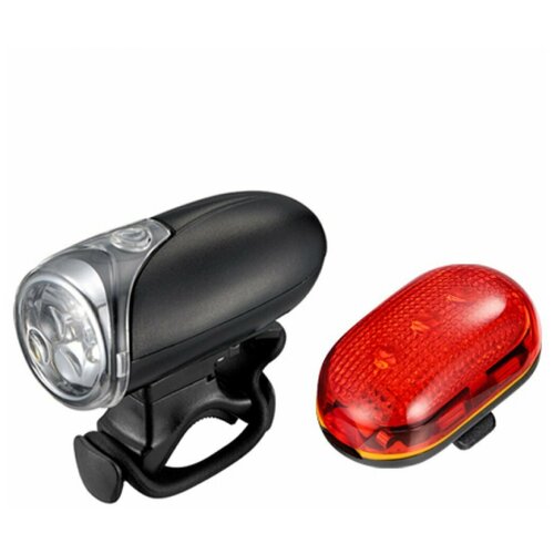 фото Комплект фонарей на велосипед d-light cg-1504 stels