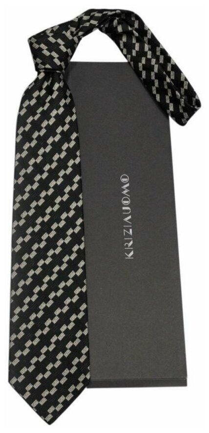 Нестандартный черный галстук Krizia 843745 