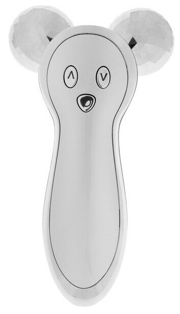 Массажер для тела LuazON LEM-24, роликовый, 2 Вт, USB, АКБ, серебристый./В упаковке шт: 1