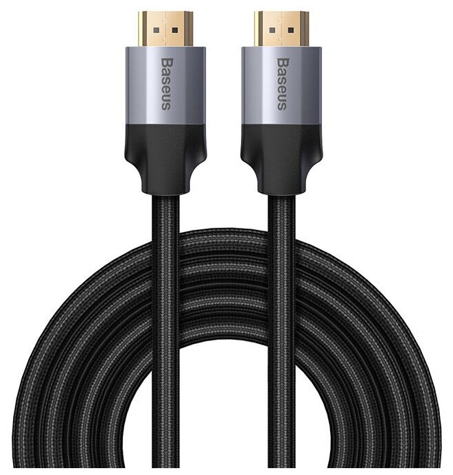 Кабель HDMI BASEUS Visual Enjoyment, HDMI - HDMI, 3 м, черный, 4K HD 2.0