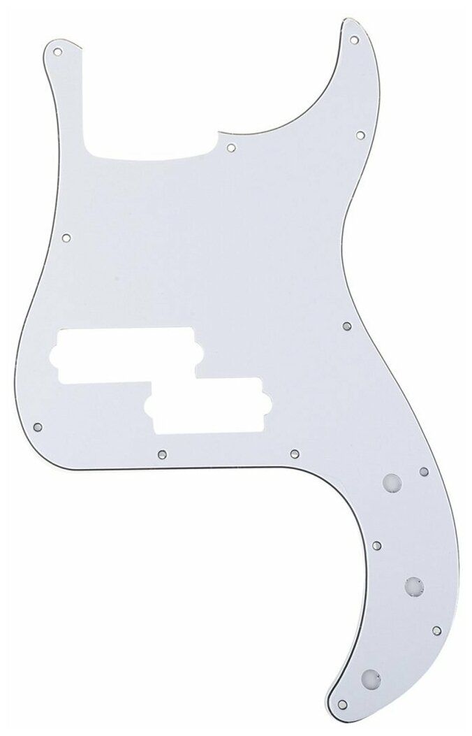 Панель для оригинального Fender Precision Bass Mexico PARTS MX1396WH белая