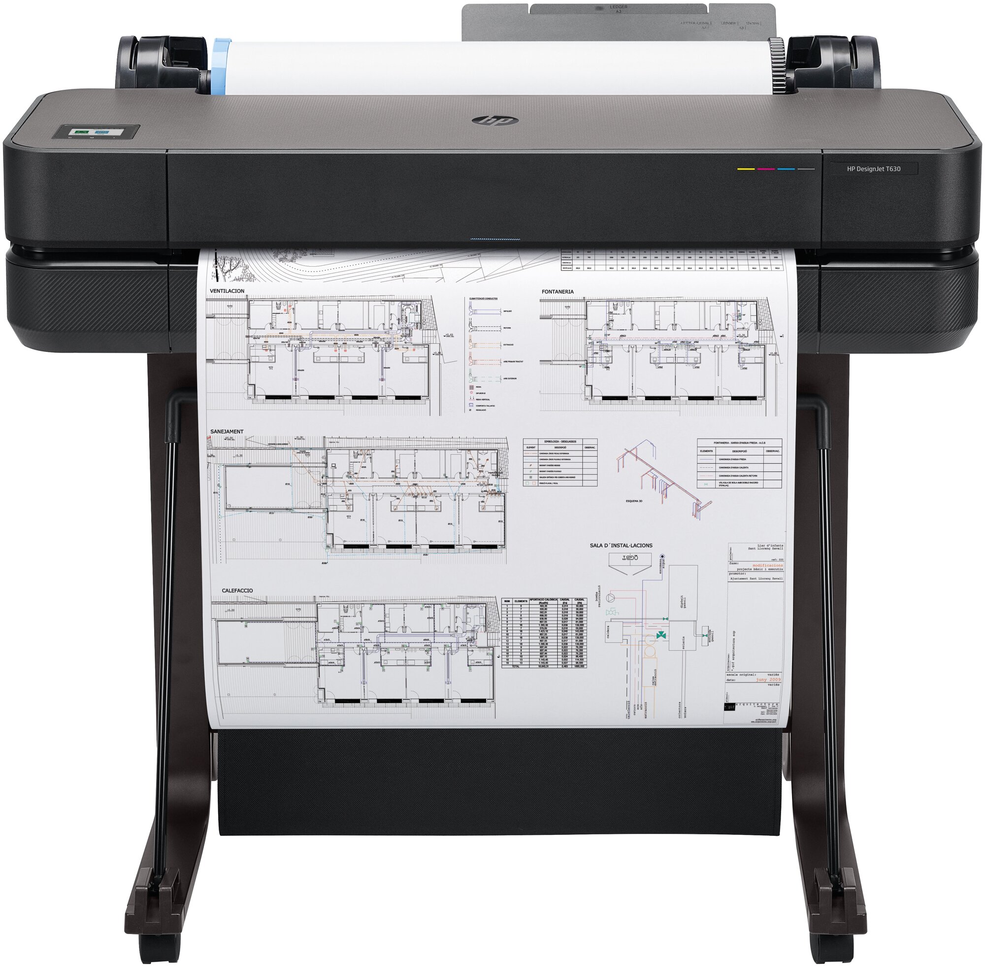 Плоттер HP Designjet T630 (5HB09A) A1/24"