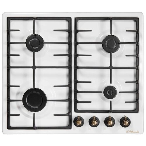 Встраиваемая варочная поверхность газовая Ширина 60 см Газ контроль Автоподжиг Ретро Рустико Rustico дизайн il Monte BH-644E 1819800₽