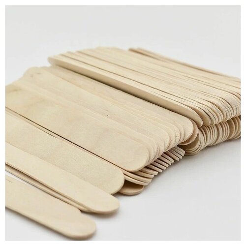 Шпатель деревянный для восковой и сахарной депиляции 100 шт 277₽