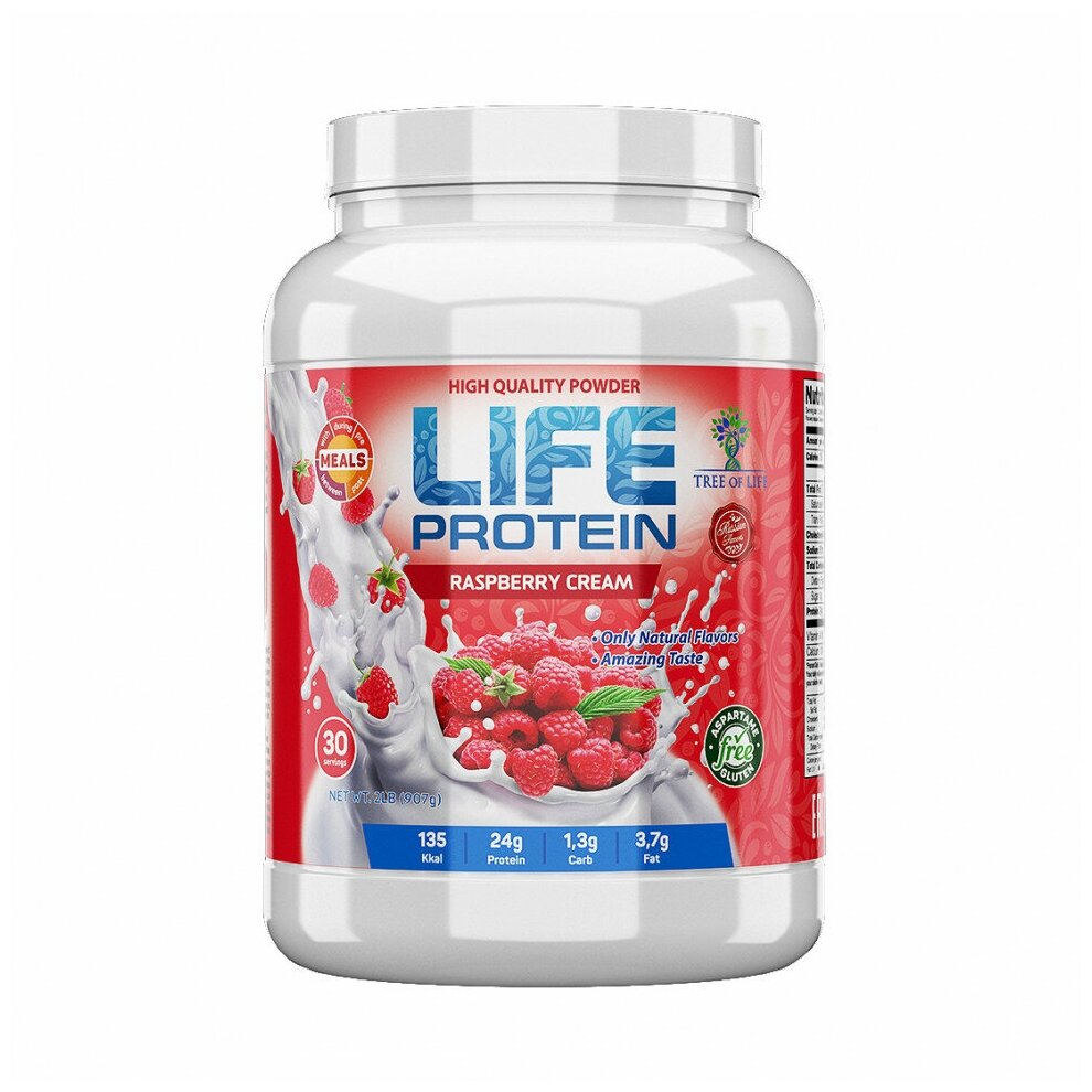 Tree of Life LIFE Protein 908 г Raspberry Cream