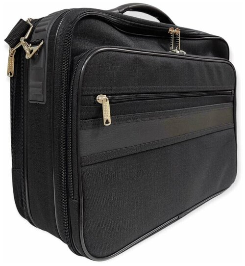 Сумка дипломат мужская / портфель мужской / чемодан ручная кладь 410х380х180 мм