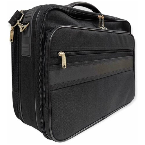 Сумка дипломат мужская / портфель мужской / чемодан ручная кладь 410х380х180 мм