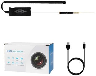 Миниатюрная Wi-Fi камера Ultramak (Full HD) / Мини камера с записью / Для экзамена Q14-Q15-Q18