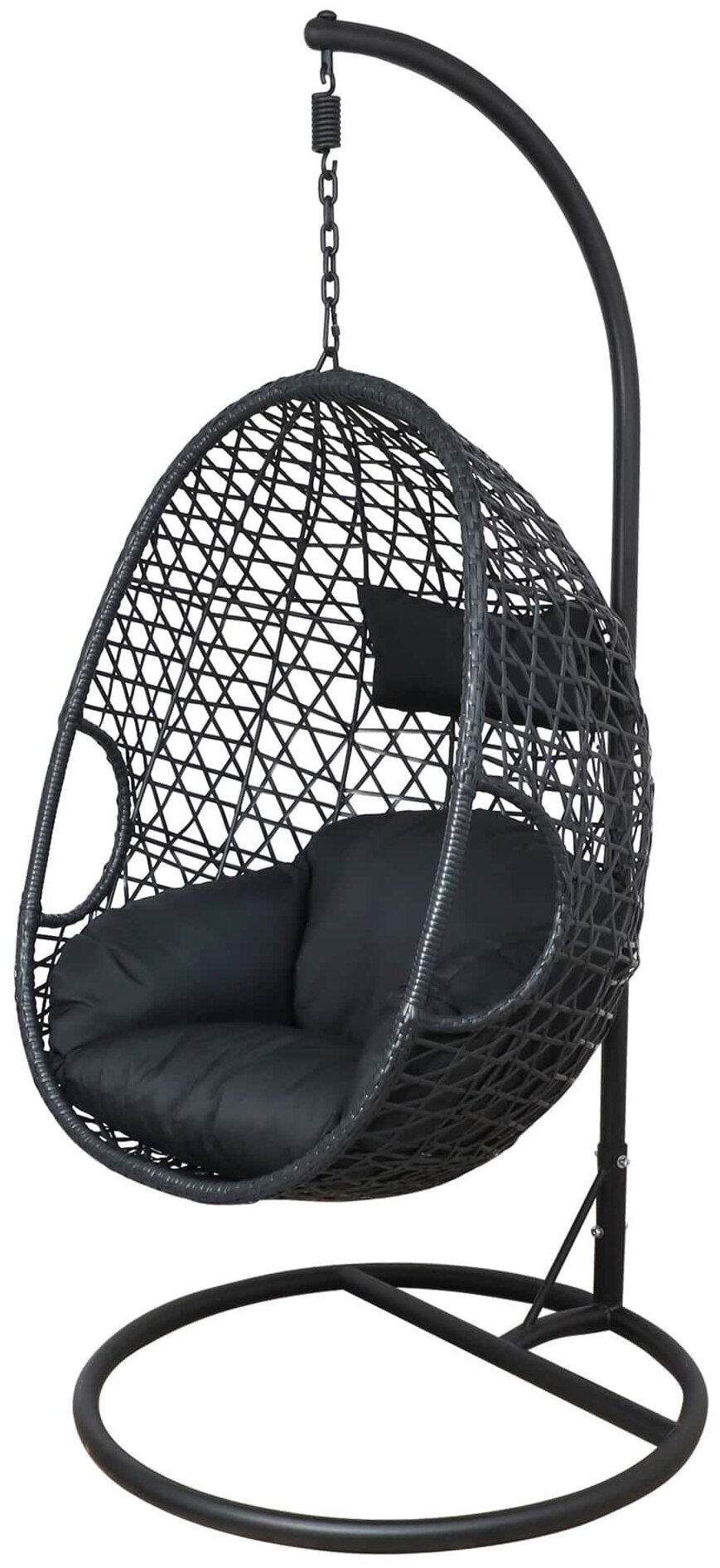Кресло подвесное Paros, черный - фотография № 2