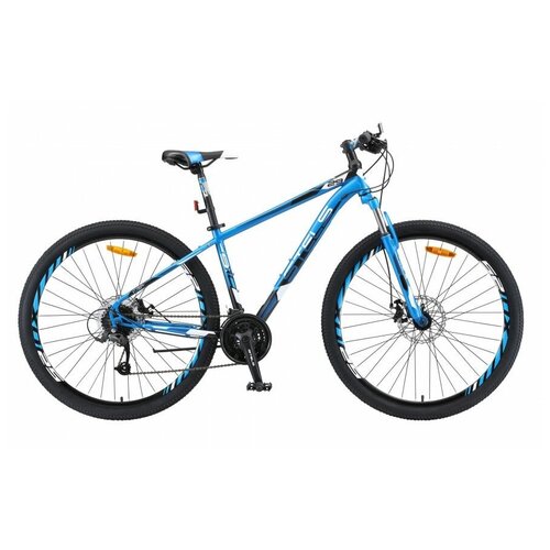 Горный MTB велосипед STELS Navigator 910 MD 29 V010 синийчерный 205 рама 2204000₽