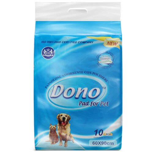 Пелёнки гелевые DONO PET PAD с феромонами размер 60x90 10шт 120 (2 шт)