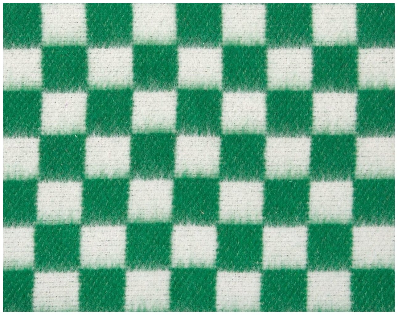 Одеяло байковое хлопковое 140х205 зеленое - фотография № 2