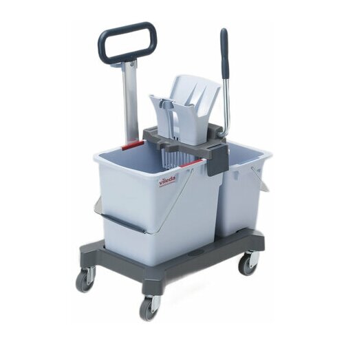 Тележка уборочная VILEDA УльтраСпидПро 2 съемных ведра 25 л 10 л платформа с ручкой туннельный отжим 147209 30201₽
