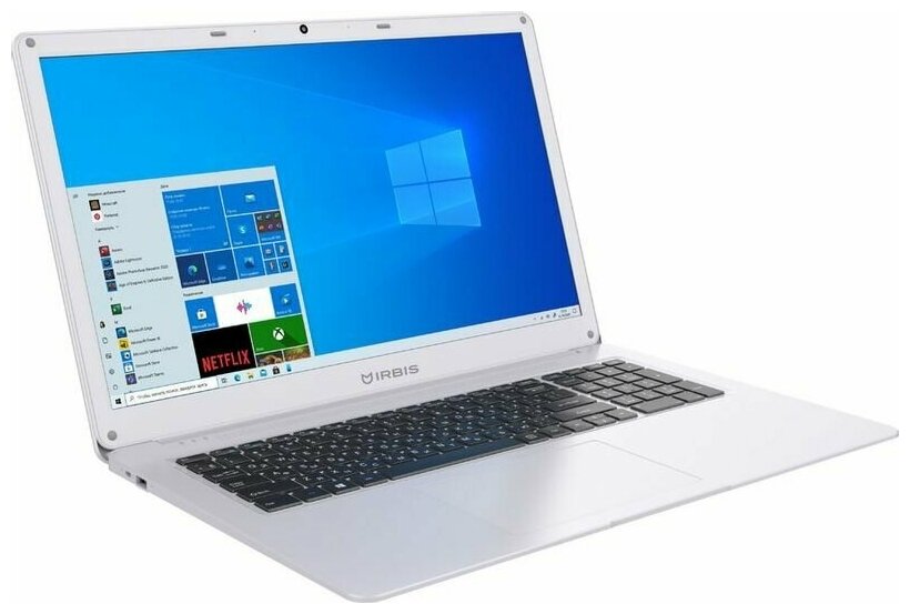 Ноутбук Irbis NB703 Intel Pentium J3710 16 GHz - 264 GHz 4096 Mb 173 WXGA 1600x900 128 Gb DVD нет Intel HD Graphics 405 Windows 10 Professional белый 198 кг