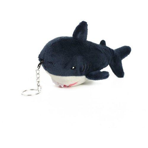мягкая игрушка акула на брелоке 15 см блохэй цвета микс Мягкая игрушка «Акула», на брелоке, 15 см, блохэй, цвета микс