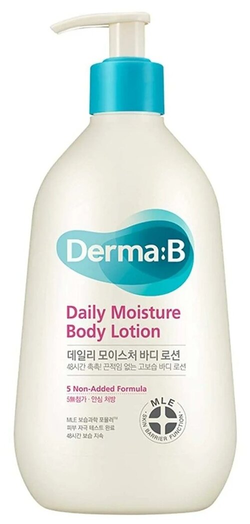 Derma:B Лосьон для тела Daily Moisture Body Lotion, 400 мл