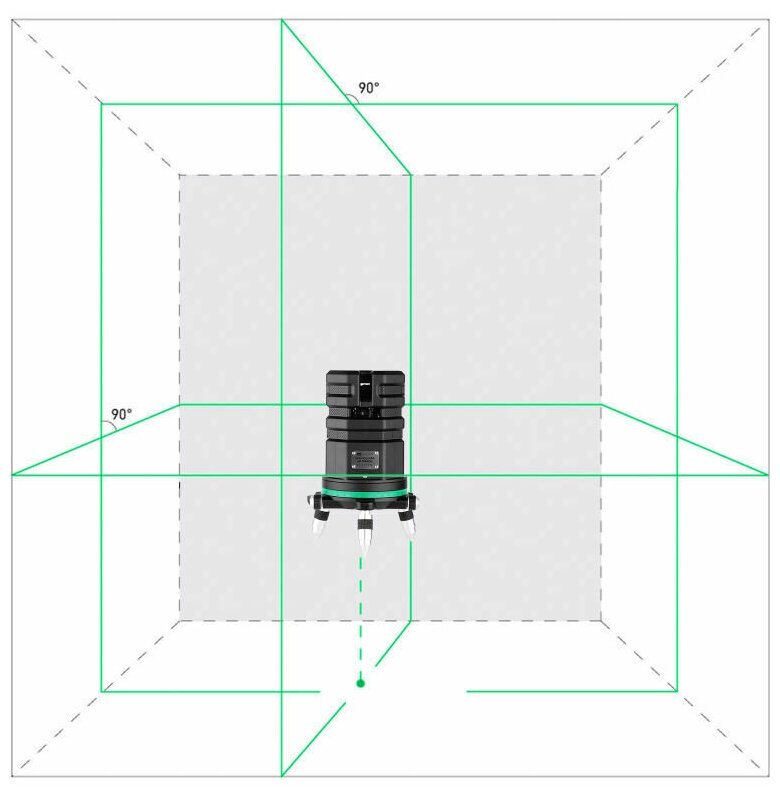 Лазерный уровень ADA 6D Servoliner GREEN (версия 2020 года) - фотография № 13
