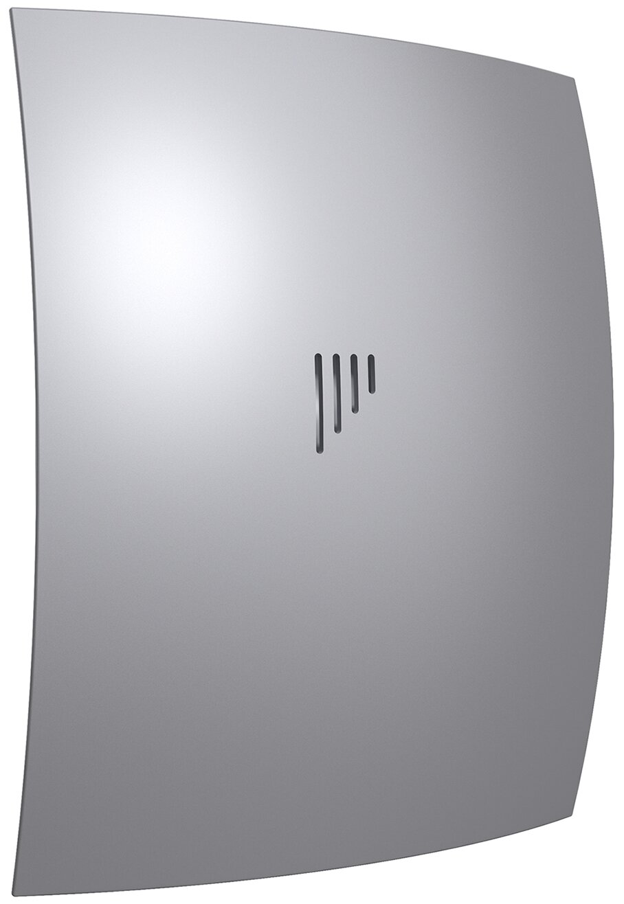 Вентилятор D100 BREEZE 4С с обратным клапаном Gray metal DICITI - фотография № 2