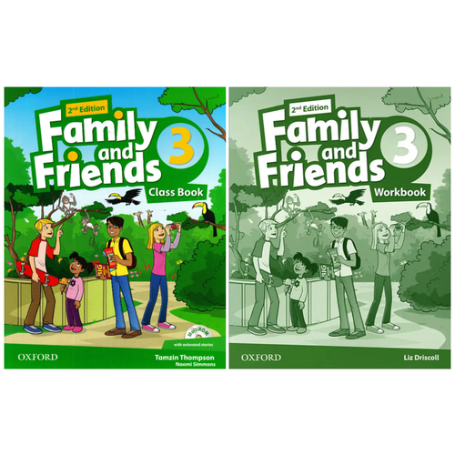 Family and Friends 3 Class Book with Online Practice + Workbook / Family and Friends level 3 / Oxford / Изучение английского языка уровень А1