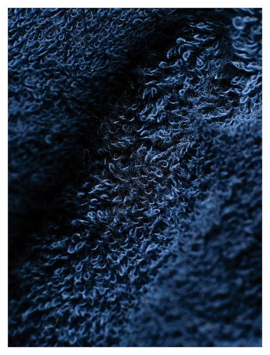 Халат махровый GoodNight 52-54 (XХL) темно-синий - фотография № 8
