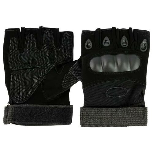 фото Перчатки тактические без пальцев oakley (l) (черный) gsmin