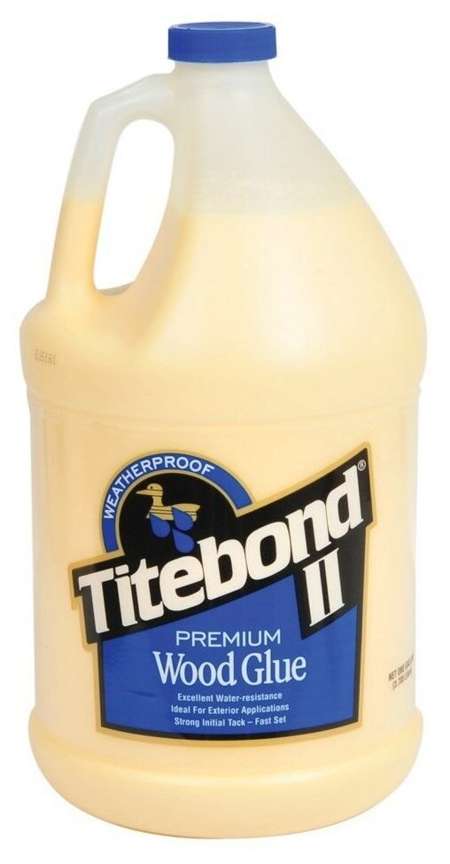 Клей ПВА Titebond II Premium Wood Glue D3, 3.785 л