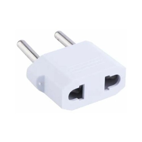 Адаптер-переходник на евровилку белый Сетевой адаптер на евро розетку 132₽