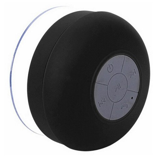 Водонепроницаемая Bluetooth колонка для душа черная 113300₽