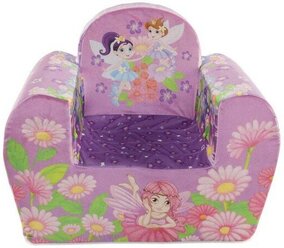 Игрушечное детское кресло JoyArty "Цветочные феи" с антискользящим основанием
