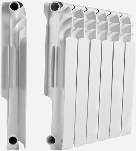 Изображение товара Радиатор алюминиевый THERMA Q2 500/100 6 секций 840 Вт