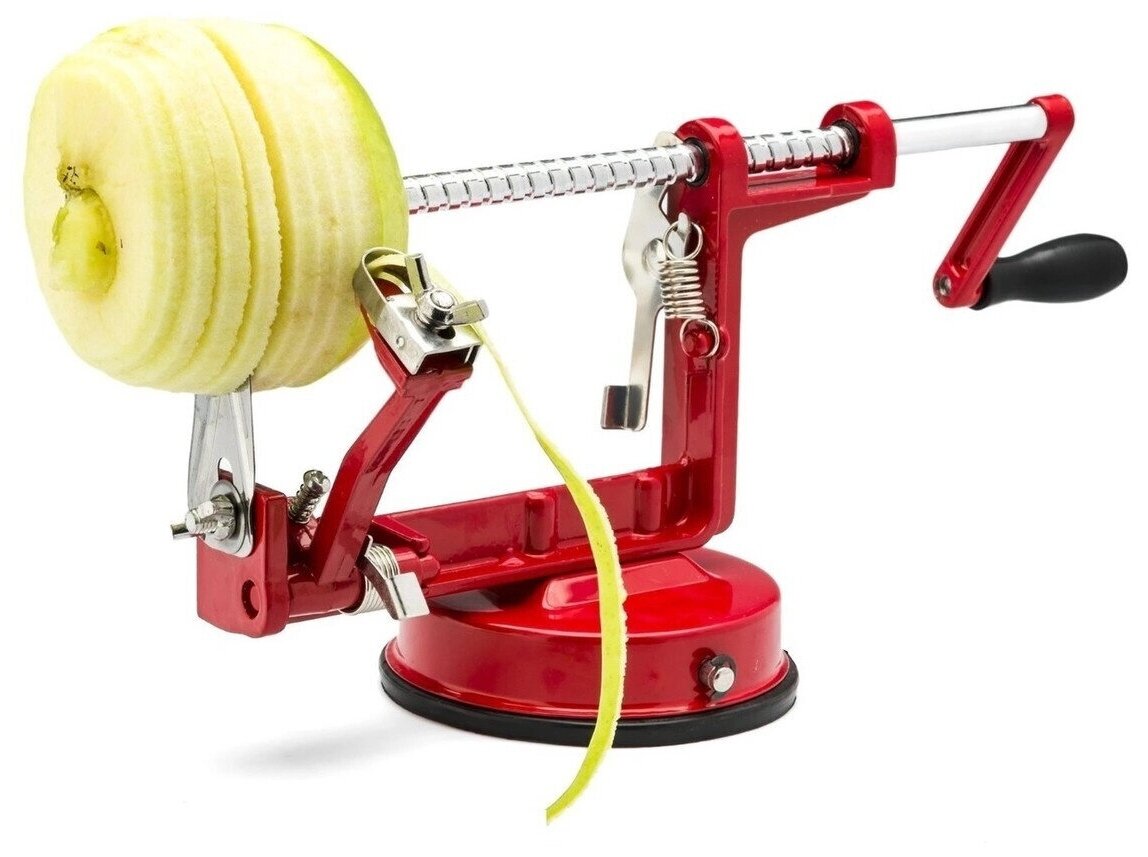 Яблокочистка яблокорезка механическая  слайсер спиральный нож Apple Peeler Corer Slicer