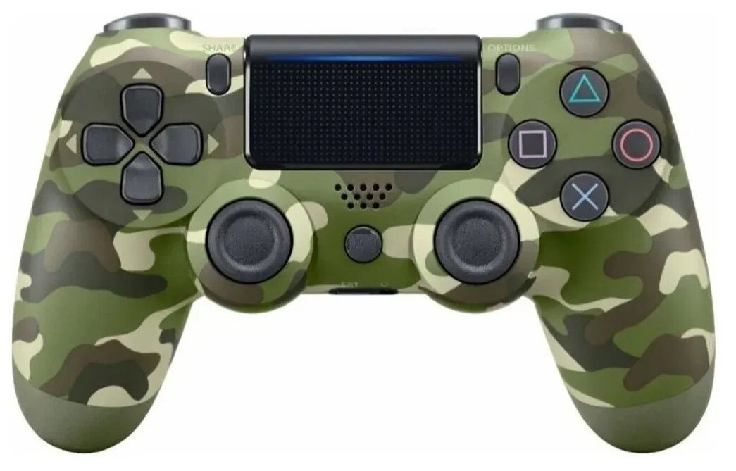 Геймпад для игровой приставки джойстик дуалшок смартфона ПК Sony PlayStation PS4 DualShock Bluetooth беспроводной красный хаки