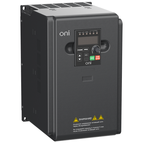 ONI Преобразователь частоты A150 380В 3ф 5.5кВт 13А встроенный торм. модуль ONI A150-33-55NT преобразователь частоты a150 380в 3ф 11квт 25а встроенный торм модуль oni a150 33 11t